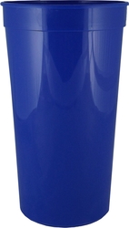 32 oz. Printed Smooth Plastic Stadium Cup (Silkscreen Imprint)